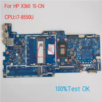 17887-1A For HP ProBook X360 15-CN Laptop Motherboard With CPU i5 i7 PN:L19448-601 100% Test OK