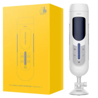 Leten Automatic Telescopic Electric Piston Heating Oral Blowjob Sucking Voice Interaction Pussy Male Masturbator Sex Toy For Men