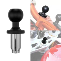 ฐานด้านบน Ball Adapter, สำหรับก้านชาล้อหน้ารถจักรยานยนต์, หัวบอล 1 นิ้ว, เข้ากันได้กับ Gopro 10 และ