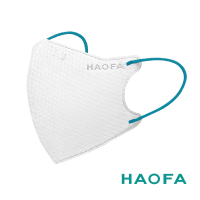HAOFA 氣密型99%防護立體醫療口罩彩耳款10入(10入/盒-醫療N95、N95、醫用口罩、99%防護、台製口罩)
