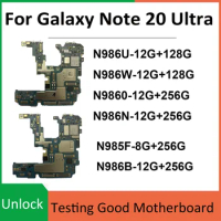 Unlocked For Samsung Galaxy Note 20 Ultra 5G N986B N986U1 N986W N986N N986B 256G Replacement Motherboard 128G Logic Board