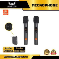 JBL AS2 Wireless Microphone / Wireless Mic / Wireless Two Microphone System for Partybox Speaker