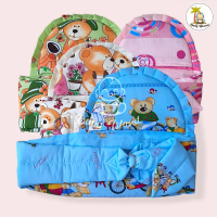 GENDONGAN BAYI SAMPING TOPI BULAT PREMIUM HALUS / GENDONGAN BAYI NEWBORN BARU LAHIR DIALOGUE SNOOBY