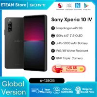Sony Xperia 10 IV 5G Global Version Snapdragon 695 5000mAh Battery IP65 Water Resistance 6.0 "Wide OLED Display