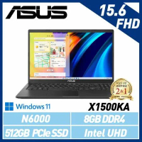 ASUS 華碩  X1500KA-0441KN6000 N6000 15吋 效能筆電