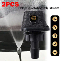 2pcs Universal Car Front Windshield Windscreen Washer Nozzle Wiper Washer Nozzles Jet Cover Adjustment Spout Fan Outlet Wat G3Y0