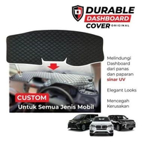 Cover Dashboard Mobil Durable Honda HRV BRV Brio WRV Mobilio Hitam lis Merah Honda Mobilio 2014