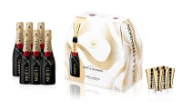 Moet & Chandon Mini Moet Imperial 6 Bottles with 6 Flutes Box N.V.
