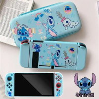 Disney Stitch Case for Nintendo Switch NS Protective Cover Cartoon Storage Bag Game Controller Grip Console Shell Accessaries