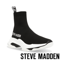 STEVE MADDEN-MASTER 品牌經典休閒襪套鞋-黑色