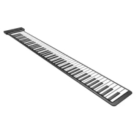 88 Key Piano ​Flexible Digital Roll Up Piano Keyboard Silicone Folding Electronic Keyboard Built-in Speaker Early Learning Edu