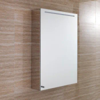Stainless Steel 0.5mm Thickness Bathroom Vanities Bathroom Medicine Cabinet LED Mirror Cabinet 7103