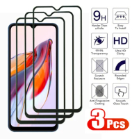 3Pcs 9H Anti-Burst Tempered Glass For Xiaomi Redmi Note 12 Pro Plus 12T Screen Protector Redmi 12 12C Full Protective Film Cover
