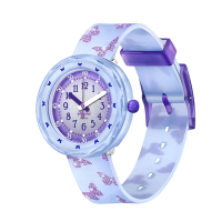FlikFlak 兒童手錶 閃耀蝴蝶 藍 FALLACIOUS (36.7mm) 兒童錶