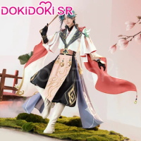 IN STOCK Xiao Doujin Cosplay Costume Game Genshin Impact Cosplay DokiDoki-SR Xiao Cospaly Men Chinese Style Doujin Costume