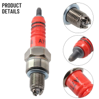 Đầu đánh lửa 3 điện cực hiệu suất cao A7TC cho xe ATV và scooter 50–150 cc — tương thích với GY6, JH
