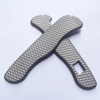 1Pair Titanium Alloy Knife Scales With square holes For 111MM Victorinox Swiss Army Knives Replacement Part With hole slot