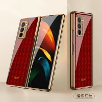新款 三星 fold2代 手機殼 w20 彩繪 玻璃 fold 個性 折疊 5g 外殼