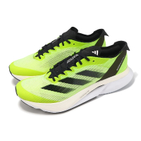 adidas 愛迪達 慢跑鞋 Adizero Boston 12 M 男鞋 綠 黑 輕量 回彈 輪胎大底 運動鞋 愛迪達(HP9705)