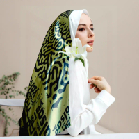 Amthalu Hijab Voal Branded - Hijab Voal Motif - Hijab Voal Printing Premium - Hijab Voal Motif Abstr