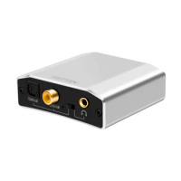 Reiyin DAC USB C to Optical Coaxial Analog 3.5mm Converter 192kHz 24bit Audio Adapter