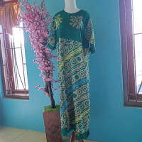 Daster cap maura terbaru batik asha ulir Wanita