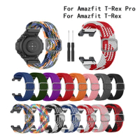 Nylon Replacement Wristband for Amazfit T-Rex /T-Rex Pro Smart Watch Strap For Xiaomi Huami Amazfit T Rex Smart Watch Band