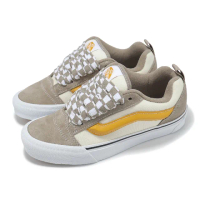 【VANS】休閒鞋 Knu Skool 男鞋 女鞋 棕 黃 厚鞋舌 格紋鞋帶(VN0009QC0BP)