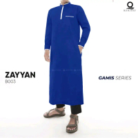 Jubah Gamis Syar'i Cotton adem White Sunnah