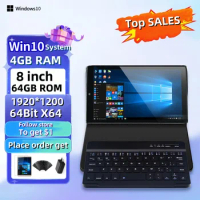 Top Sales 8 Inch 64 Bit X64 AR2 Mini Tablet PC 4GB RAM 64GB ROM Windows 10 Quad-Core Z8350 CPU 1920*1200 IPS WIFI Dual Camera