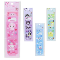 小禮堂 Sanrio 三麗鷗 相框手機貼紙5枚入 (好友款) 美樂蒂 大耳狗 酷洛米