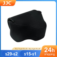 JJC Camera Bag NEOPRENE Material Mirrorless Camera Pouch Camera Pack For Canon EOS R7 R10 + RF-S 18-45mm Lens Camera Lens Bag