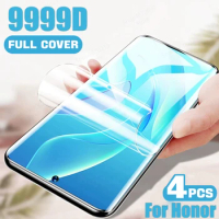 2/4PCS Full Cover Hydrogel Film For Huawei Mate 30 20 40 50 Pro Lite Screen Protector For Huawei P30 P40 Lite P50Pro Psmart Film