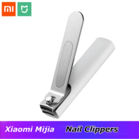 Xiaomi Mijia Stainless Steel Nail Clippers With Anti-splash cover Trimmer Pedicure Care Nail Clippers Professional File