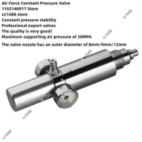 Airforce condor pcp explosion-proof regulating constant pressure valve 30mpa 350bar 4500psi single hole 8mm