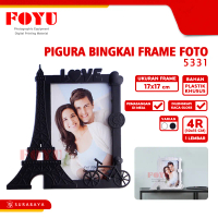 Pigura Bingkai Frame Foto Kolase Multi Photo 5331 Kaca Plastik Putih