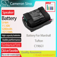 CameronSino Battery for Marshall Tufton fits Marshall C196G1 Speaker Battery 5200mAh/57.72Wh 11.10V Li-ion Black