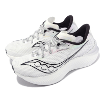 Saucony 慢跑鞋 Endorphin Pro 3 女鞋 白 黑 碳板 競速跑鞋 支撐 緩震 運動鞋 索尼康 S1075511