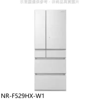 Panasonic國際牌【NR-F529HX-W1】520公升六門變頻翡翠白冰箱(含標準安裝)