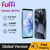 FUFFI-Camon 20 Pro Smartphone Android 5.0 inch Dual SIM 2000mAh Mobile phones 16GB ROM 2GB RAM 2+8MP Camera Original Cellphones