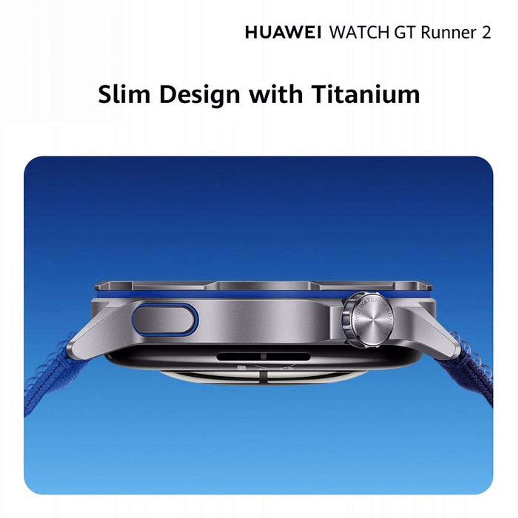 Huawei が Watch GT Runner 2 を発表：デュアルバンド GPS とチタン製