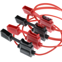 ที่ใส่ฟิวส์กันน้ำใบมีดขนาดกลาง, ATC, สำหรับรถยนต์, 32V, เข้ากันได้กับฟิวส์มาตรฐาน 18/16/14/12/10AWG,