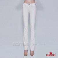 BRAPPERS 女款 新美腳系列-低腰彈性喇叭褲-象牙白