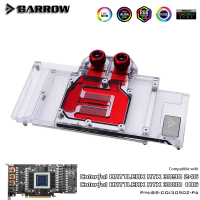 Barrow GPU Block &amp; VGA Cooler cho trận chiến đầy màu sắc AX RTX 3090 Card đồ họa tản nhiệt, MB 5V argb Sync, BS-COI3090Z-PA