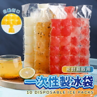 【EDISH】密封易取用一次性製冰袋（5包=50個）