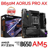 AM5 Motherboard DDR5 Gigabyte B650M AORUS PRO AX AM5 Mainboard AMD B650 Support AMD Ryzen 7000 Series AM5 Processors M.2 128GB