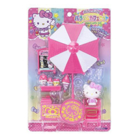 【震撼精品百貨】Hello Kitty 凱蒂貓~HELLO KITTY 陽傘咖啡店玩具