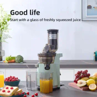 Slow Juicer Large Calibe Household Multifunctional Fruit Vegetable Screw Slow Juicer Commercial Electric Juicer