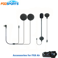 Fodsports FX8 Air FX8 Pro Parts Helmet Intercom Bluetooth Headset Accessories for Intercom Earphone Cable for FX8 Air FX8 Pro
