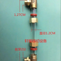 Glass Tube Water Level Tube Red Ring Steam Boiler Generator Observation Water Level Tube Window Loca